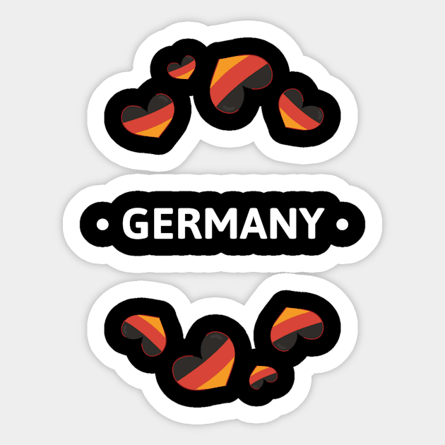 Country of Germany Sticker by A Reel Keeper